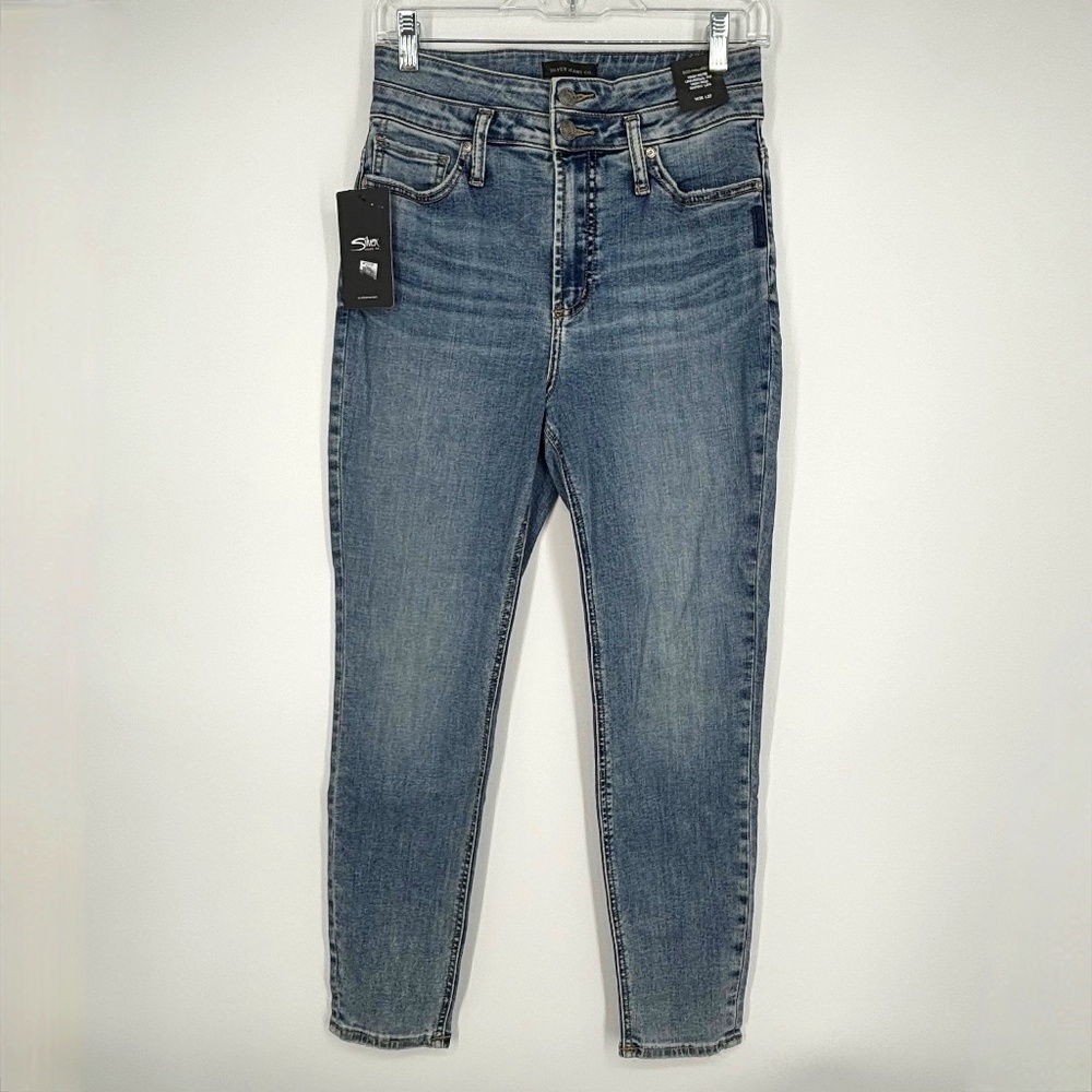 Silver Jeans Women's Classic Blue Skinny Jeans